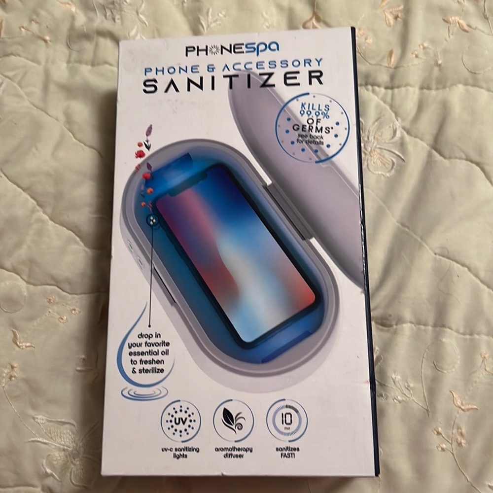 PHONE SPA Sanitizer new in box.